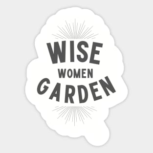 Wise Women Garden Sticker